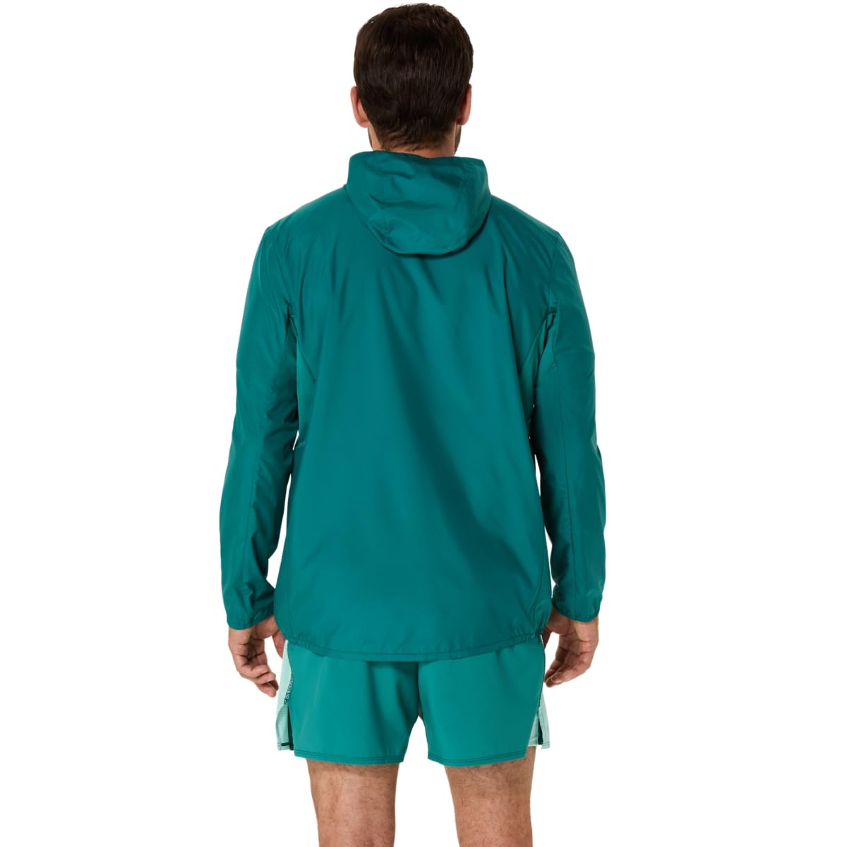 ASICS Men's SILVER JACKET Running Apparel, L, RAINY LAKE