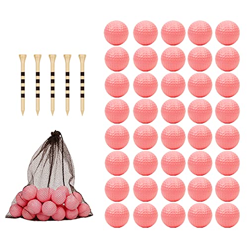 Bac-kitchen 40 Pack Foam Golf Practice Balls - Realistic Feel