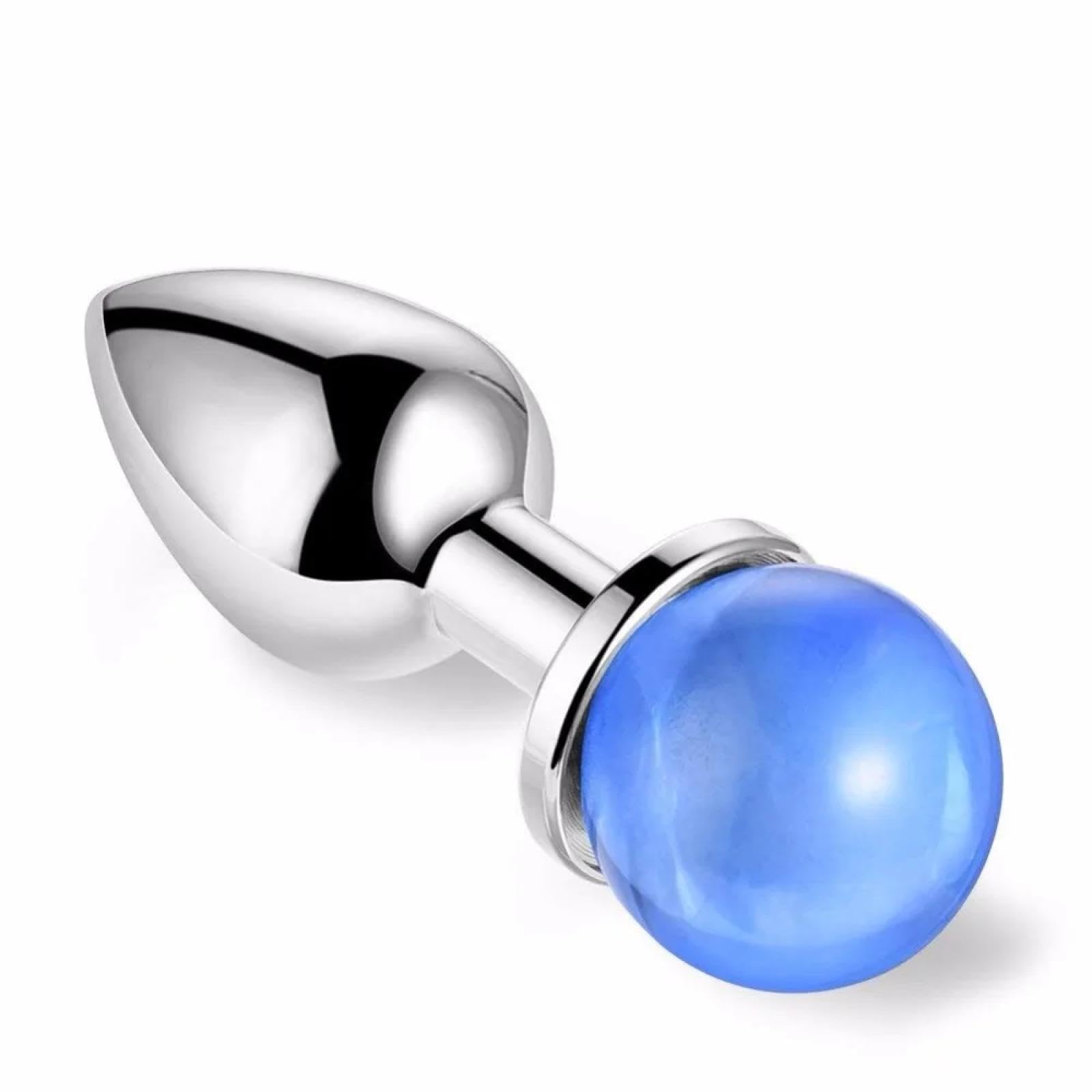 Amazon.com: Anal Butt Plug Small Size Colorful Glass Ball Dia 28mm Anal Plug  Basic Beads Metal Butt Bullet Vibration Sex Toy for Men Women Sex Machine :  Health & Household