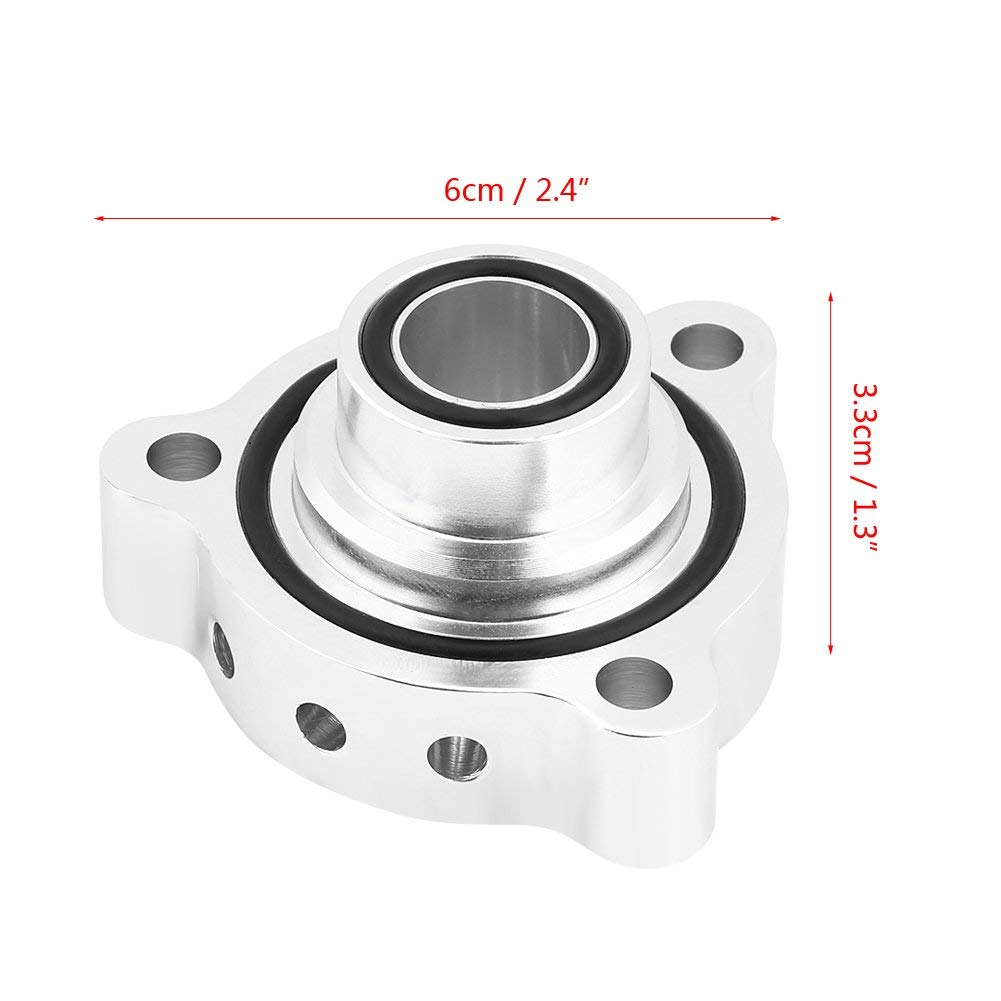 Aramox Adaptateur de Soupape de Décharge pour Moteurs 1.6 Turbo, Alliage d'Aluminium, Compatible avec R56 R57 207 GT GTI 307 308, Son ATMOSPHÉRIQUE, Amélioration des Performances Turbo