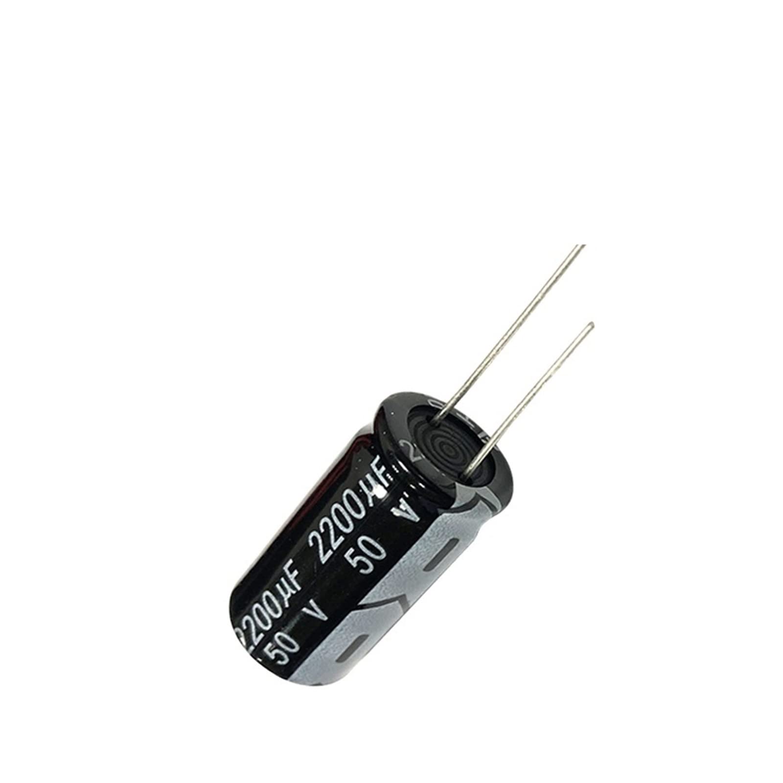 Condensateur 2200uf 50v radial en aluminium 16x30mm pour réparation de carte alimentation - 5pcs