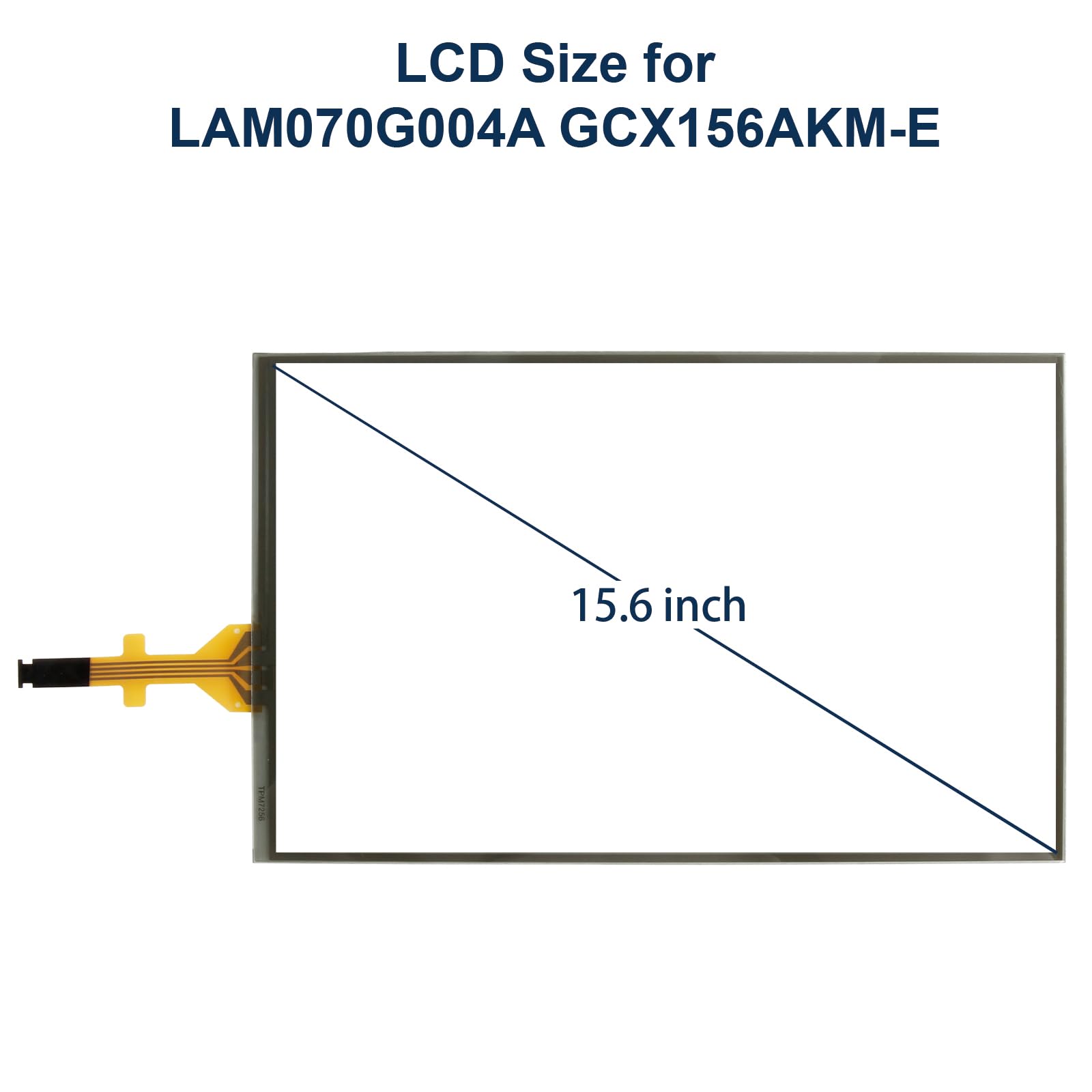 7" per Peugeot 208, 308 Touch Screen per Citroen C5 C4L C3XR 2014-2015 Touchscreen Pannello Vetro con Riparazione Kit, Numero Parte LAM070G004A GCX156AKM-E (non LCD Display)