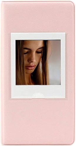 Álbum de fotos de 64 bolsillos para películas Fujifilm Instax Square SQ40 SQ20 SQ10 SQ6 SP3 (rosa)