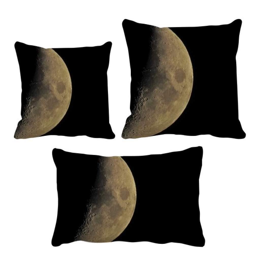 Parure de coussin demi-planète dark night sky housse déco maison