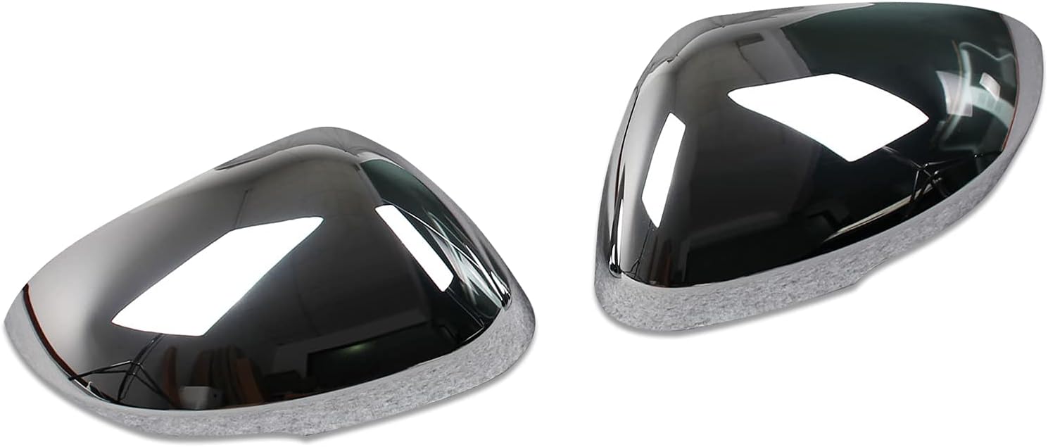 Beautost Fit for Nissan Rogue 2021 2022 2023 2024 2025 2026 Rear View Mirror Side Molding Guard Cover Trims Chrome ABS