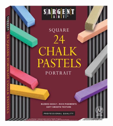 Sargent Art 22-4126 24-Count Portrait Square Half Pastels