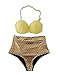 Blugibedramsh Women's Glitter Mermaid Bikini High Waist Swimsuit Sexy Bikini