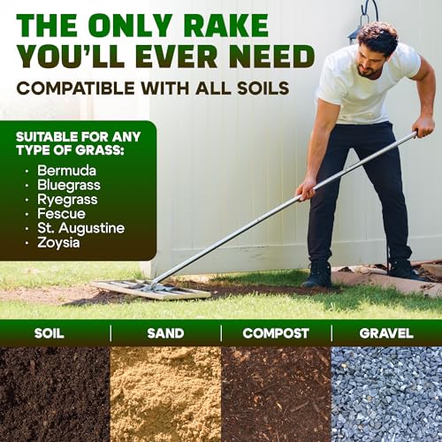 Oris Garden Lawn Leveling Rake