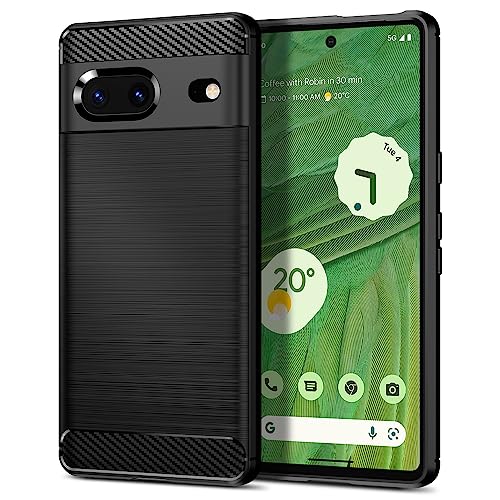 Qiinogow Case Compatible with Google Pixel 7, Slim Fit Phone Cover with Shock-Absorption