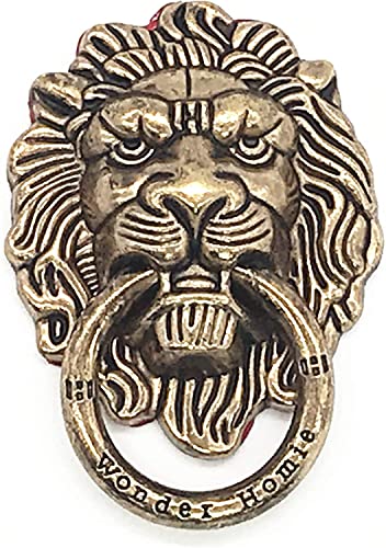 Image of KolorFish Lion Head Universal Mobile Phone Ring Grip Holder Stand Finger Ring for All Mobile Phone and Tablet (Bronze)
