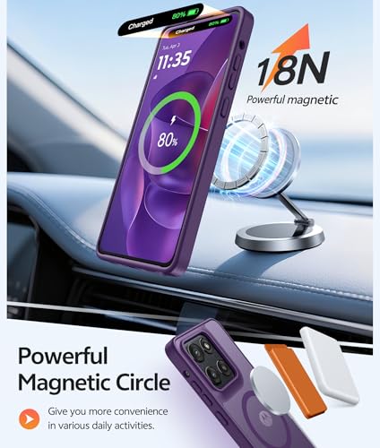 Image of FNTCASE for Moto G Stylus 5G 2026 Case: Motorola G Stylus 2025 Case [Compatible with Magsafe] Translucent Matte Cases with [Screen Protector] Military Grade Shockproof Protective Phone Cover
