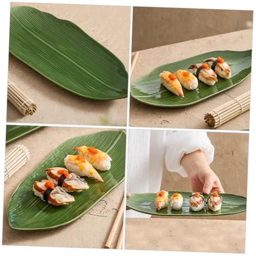 Set de platos sushi estilo japonés cerámicos miniatura 5