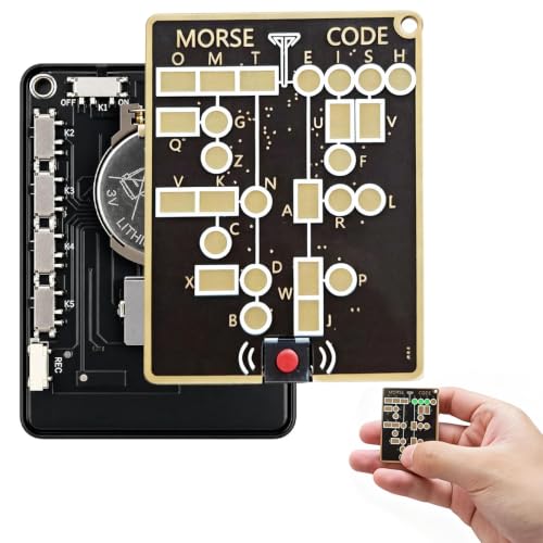 Morse Code Trainer - Portable Interactive LED Telegraph Trainer