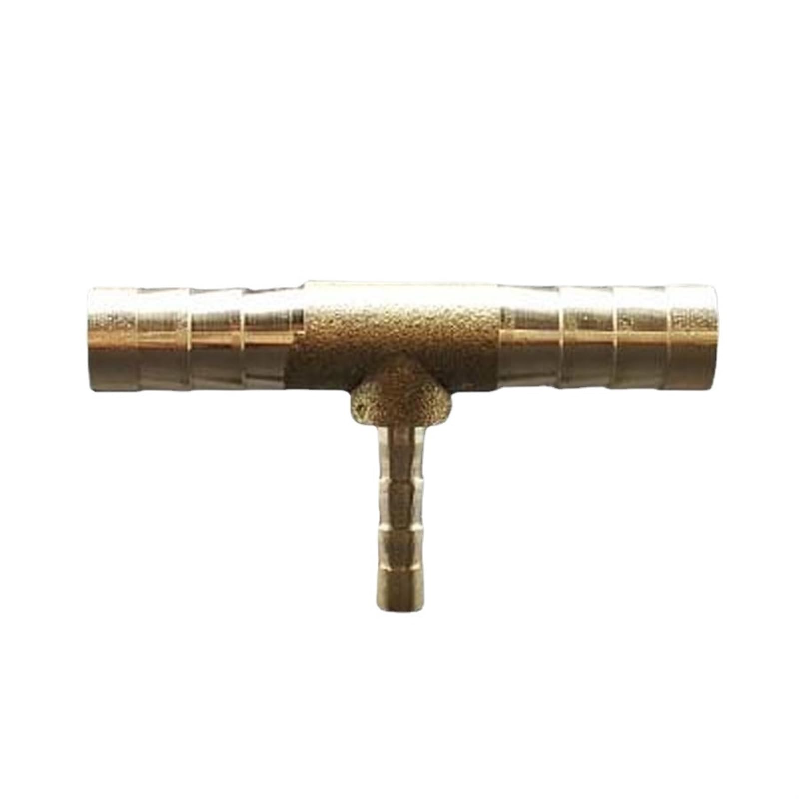 10 piezas de 8 mm, 4 mm, 8 mm, conector reductor de manguera de latón en forma de T, reductor de 3 vías, divisor for agua, gas, hogar y jardín