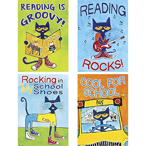 Teacher Created Resources Pete The Cat Positive Poster Pack (TCR6656),0.1