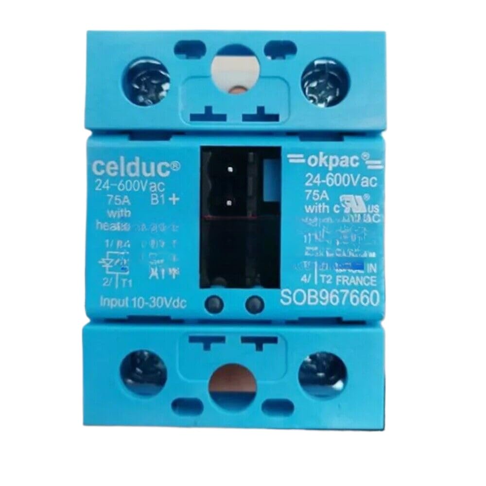 1Pcs New For celduc solid state relay SOB967660 24-600Vac 75A 10-30Vdc