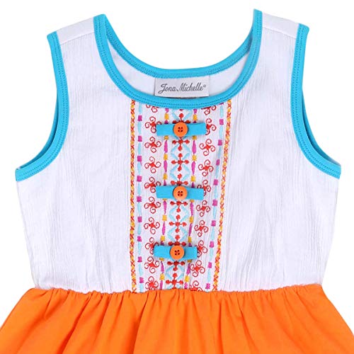 Girls Summer Floral Sun Dress3