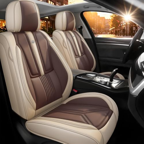 Image of Custom Car Seat Cover for Jeep Gladiator 2020-2026,Easy install,Beige Brown