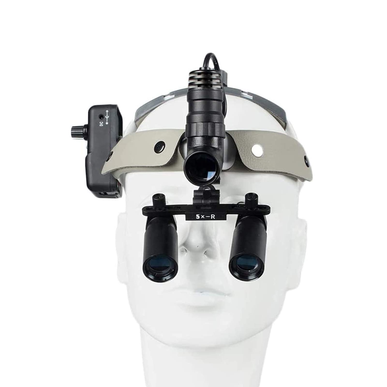 4X / 5X 420 mm Lupen-Fernglas mit 5-W-Lampe für,5X,