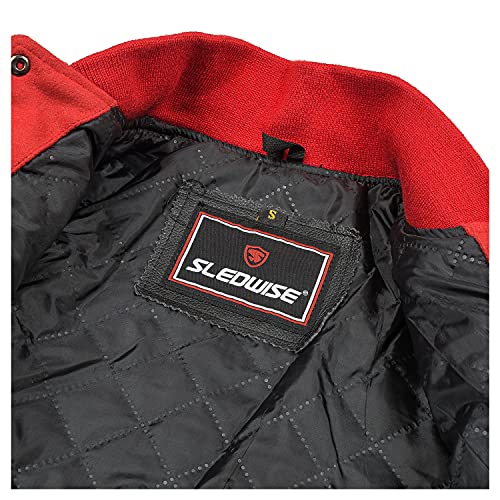 Image of Varsity Jacket Baseball Letterman Jacket- Wool and Leather Premium Quality Unisex Basketball Jacket