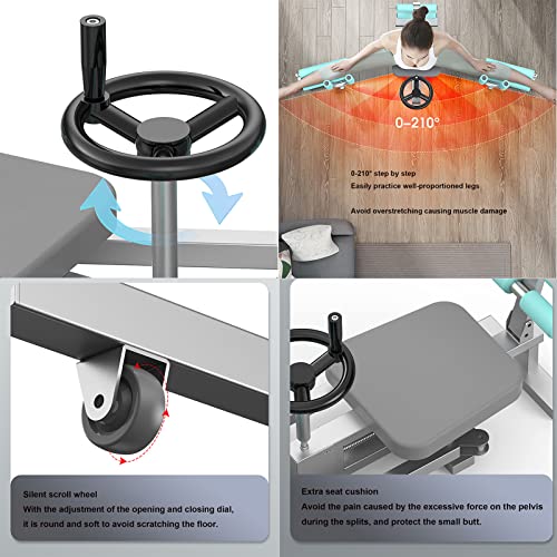 Image of Leg Stretcher Heavy Duty, Improve Leg Flexibility, Leg Stretcher Training Machine, Muscle Lift Machine Dance Leg Step Training for Home Gym, for Men /Women A (A )