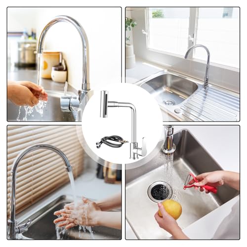 Robinet utilitaire de cuisine 4 modes pour bar et appartement - 6