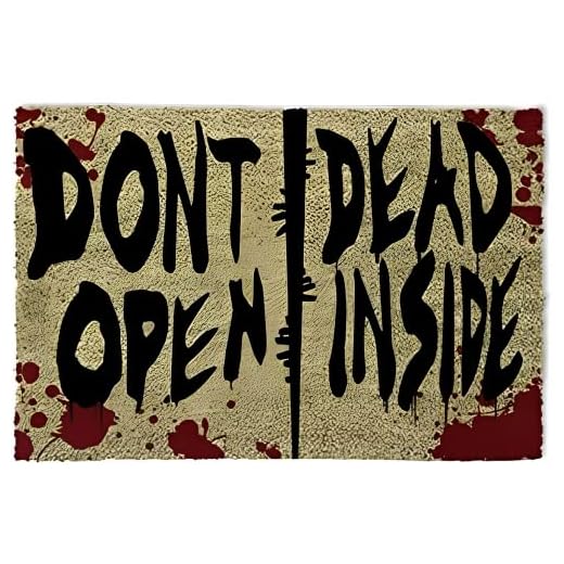The Walking Dead GP85126 Tapis Brosse Multicolore 40 x 60 x 1,5 cm