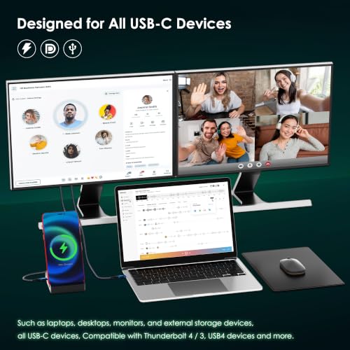 20Gbps for Long Thunderbolt 4 Cable 15FT, 240W Charging, 5K@60Hz, 4K@60Hz, USB4 Cable for iPhone 17, MacBook Air, iPad, Samsung, Mac mini M4 / M4 Pro - image 8