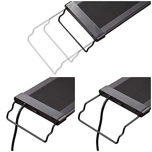 Yescom 78 Leds Aquarium Light Full Spectrum 24" Lamp With Aluminum Alloy Shell Extendable Brackets For 24-35 Inch Freshwater Saltwater Fish Tank #TOP4