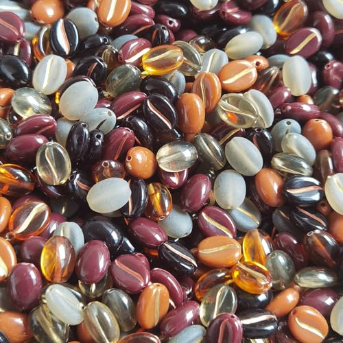 INSPIRELLE Acrylic Coffee Bean Beads for Jewelry Making