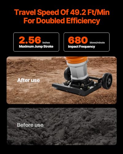 VEVOR 6.5 HP Jumping Jack Compactor