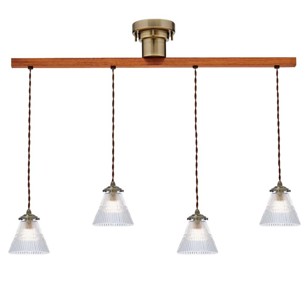 Pendant light 4 light bulb comes Rowel -dangle 4- Lowell - Dangle 4 Clear LT-3137CL Inter form (INTERFORM) LT-3137CL