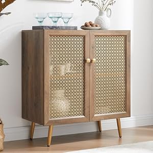 Storagecabinetsideboardbuffetwith2metalmeshdoormultifunctionalaccentcabinetconsolecabinetforlivingroomdiningroomrusticoak308x158x35h Urban Country Home Decor Storage cabinet sideboard buffet with 2 metal mesh door multifunctional accent cabinet console cabinet for living room dining room rustic oak 308x158x35h urban country home decor