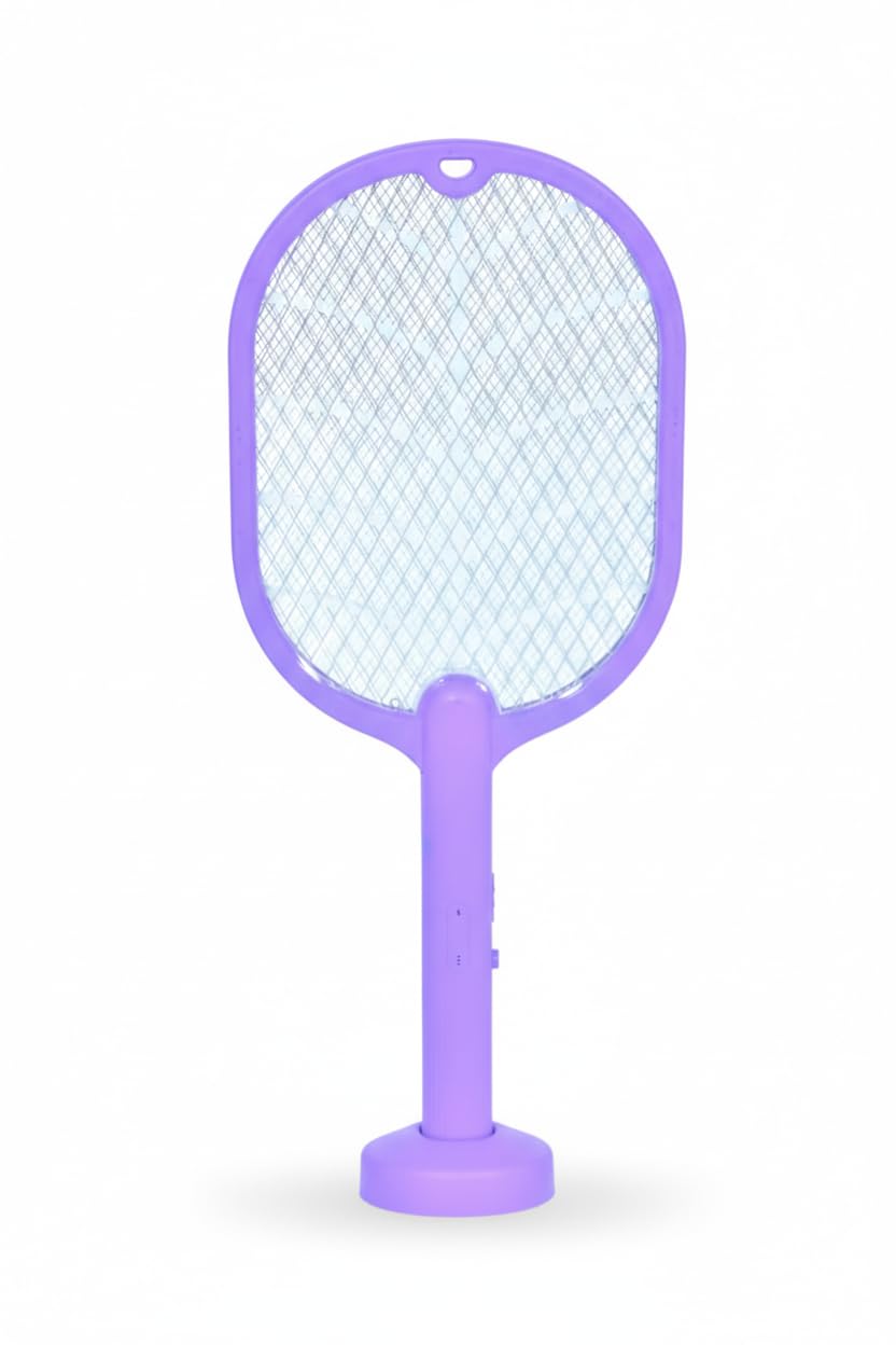 Stand Electric Mosquito Racket with Type-C Charging | Rechargeable Mosquito, Fly & Bug Killer Bat for Home-picture-11