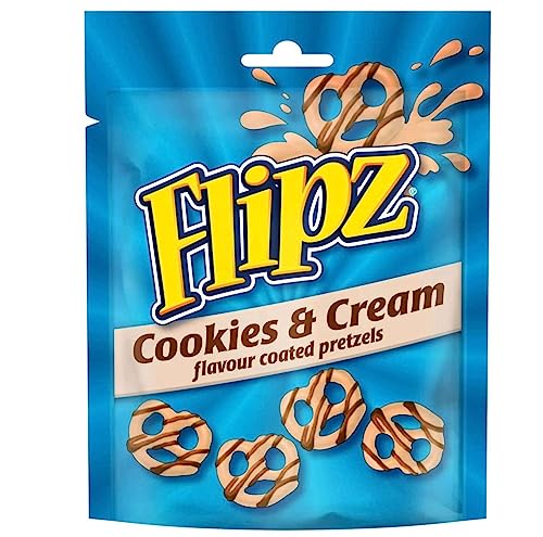 Flipz Cookies & Cream Salty Sweet Pretzel Snack, 90g