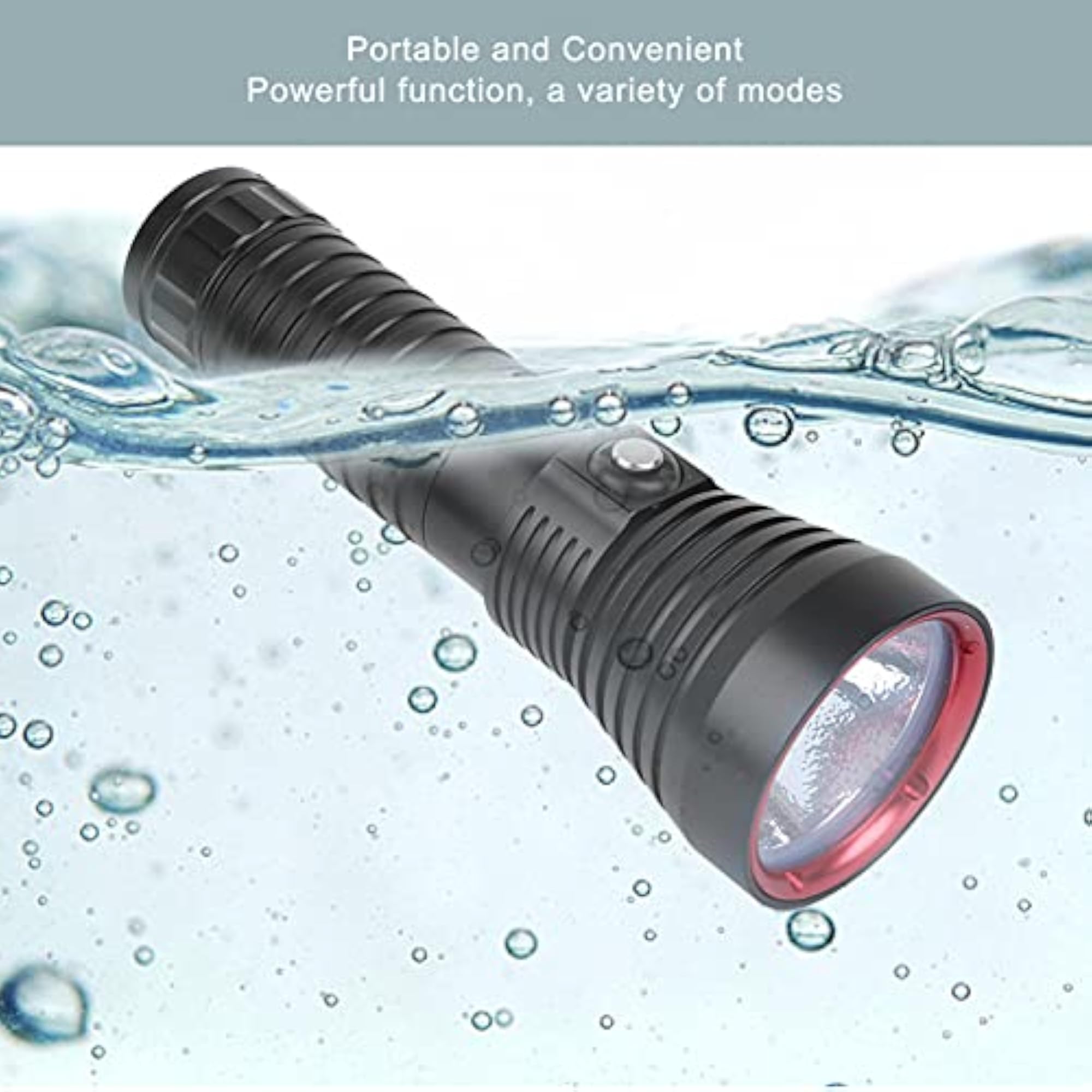 Handheld Portable Diving Flashlight for Underwater Use