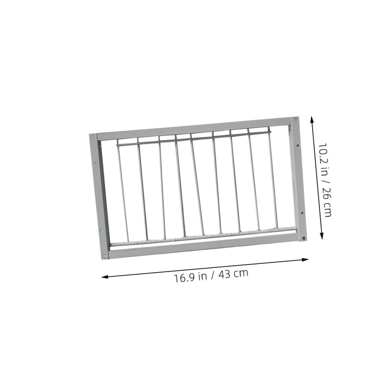 Puerta para Pájaros de Carrera para Jaula de Palomas 2 Piezas 40x26 Cm de Alambre Resistente para Trampas y Cuidado en Granja Patio Jardín