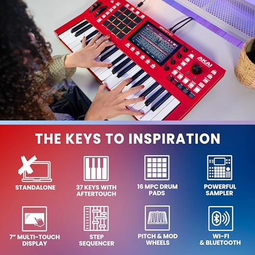 Akai MPC Key 37: Standalone Synth, Drum Machine & MIDI Keyboard - Image 2