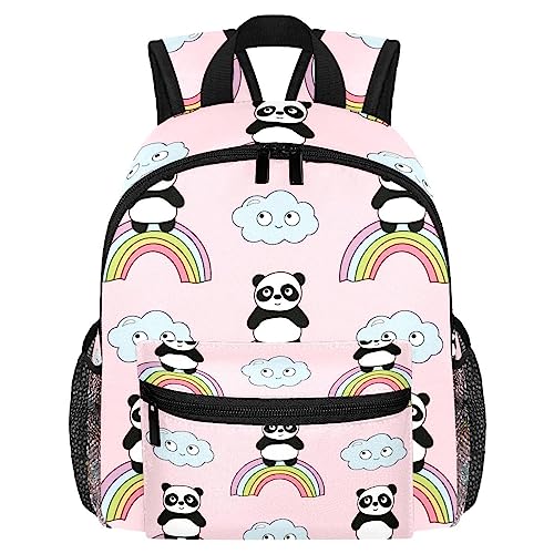 Sac à dos pour enfants imprimé pandas ergonomique et cartable léger