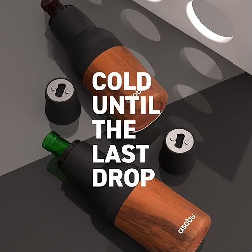 Miniatura 77 de Asobu Frosty Beer 2 Go Enfriador de botellas y latas de cerveza de acero inoxidable de doble pared con aislamiento al vacío y destapador de cerveza