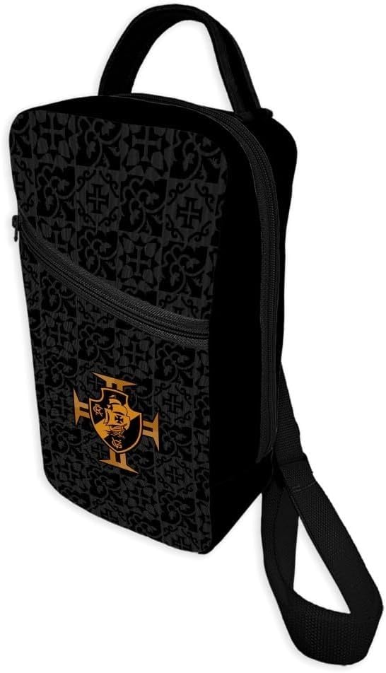 Genérico Mochila Transversal Vasco da Gama Cruz Preta Feminina Dia a Dia 30cm x 3E+1cm x 2E+1cm Neoprene Macio Básico 2L