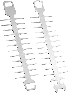 SECFOU 2 Pçs Costelas Para Churrasco Varas Para Churrasco Rede Para Churrasco Ao Ar Livre Acessórios Para Churrasco Ao Ar Livre Acessórios Para Churrasco Acessórios Para Churrasco