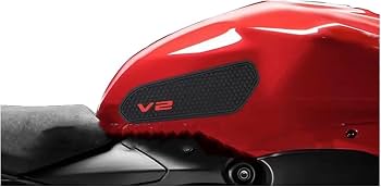 Protezioni Serbatoio Moto In Gomma Per Ducati Panigale V2 E Streetfighter V2 - Grip Antiscivolo, Design Ergonomico