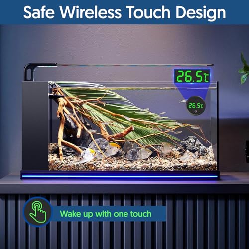 QZQ Fish Tank Thermometer Aquarium Thermometer Digital Wireless Touch Stick LED Display ±1°C for Monitoring The Fish Tank Aquarium Temperature Accessories - Image 3