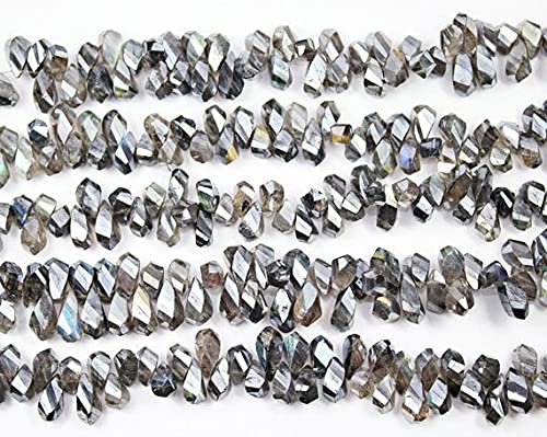Labradorite fire blue perles larmes pour sublimer votre garde-robe estivale