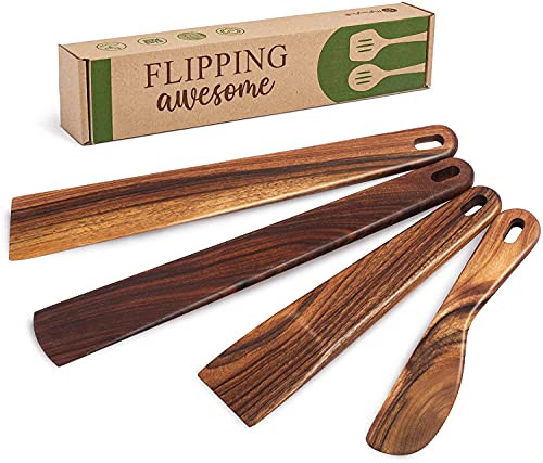 spatula made in germany - Spatula Set Walnut Wood Spurtle Supplies Wooden Spoons For Cooking - Kitchen Utensils For Stirring, Mixing, Serving