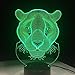Produktbild Weihnachtsgeschenk LED Lichter Tiger Löwe geformt Sieben Farben Hauptbeleuchtung 3D Tischlampe USB Nachtlicht Luces Navidad