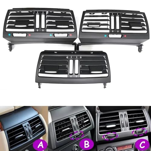 Grille de ventilation arrière pour BMW X5 E70 console centrale - 3