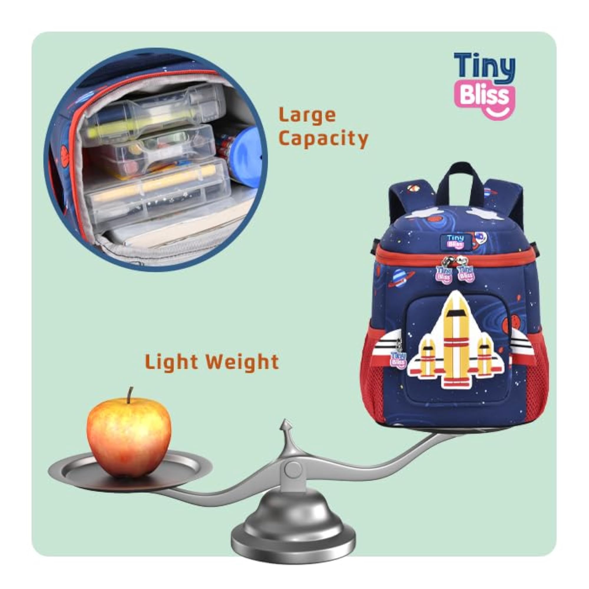 Kids Space Shuttle Galaxy Backpack