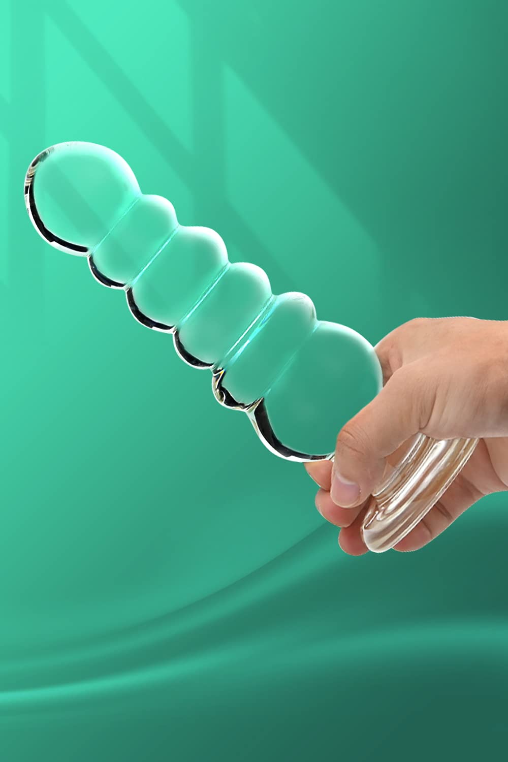 Perle anali di vetro Massaggio erotico Butt Plug Dildo Sega per adulti Giocattolo del sesso per uomini Donne e coppie Masturbazione